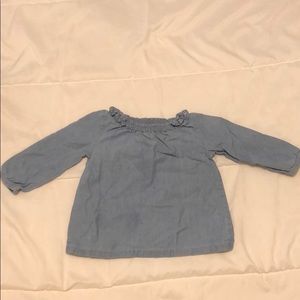 Carter’s blue denim shirt